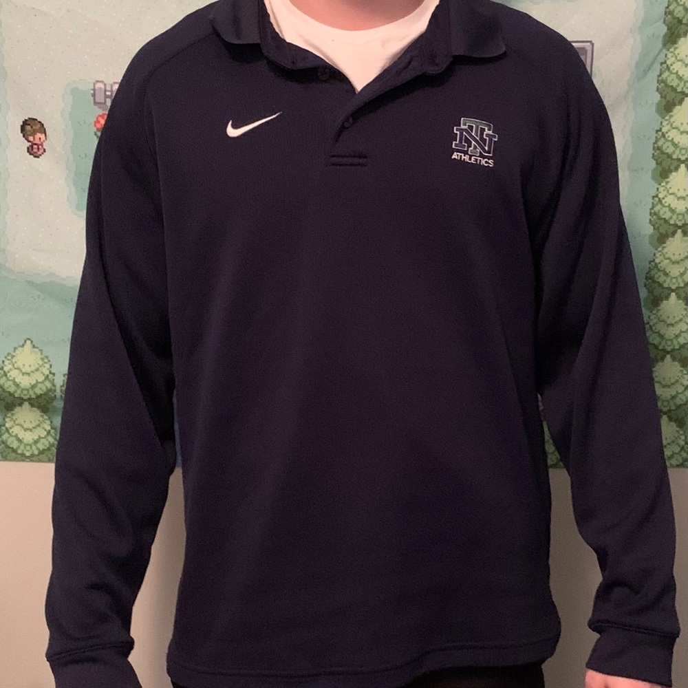 Nike Athletic Long Sleeve Polo